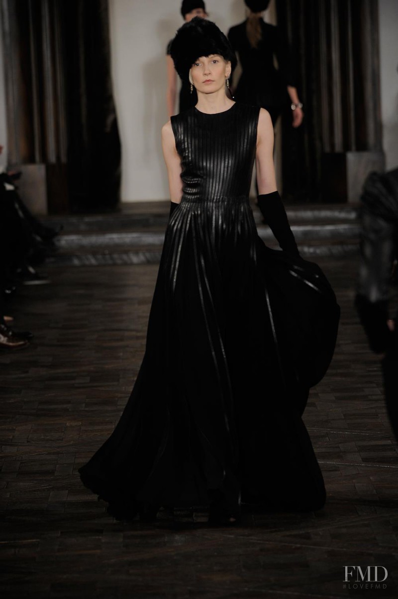 Katia Kokoreva featured in  the Ralph Lauren Collection fashion show for Autumn/Winter 2013