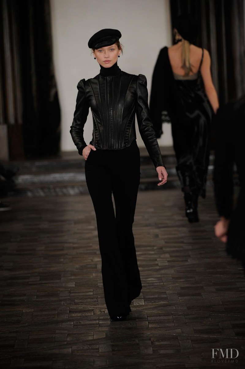 Hana Jirickova featured in  the Ralph Lauren Collection fashion show for Autumn/Winter 2013