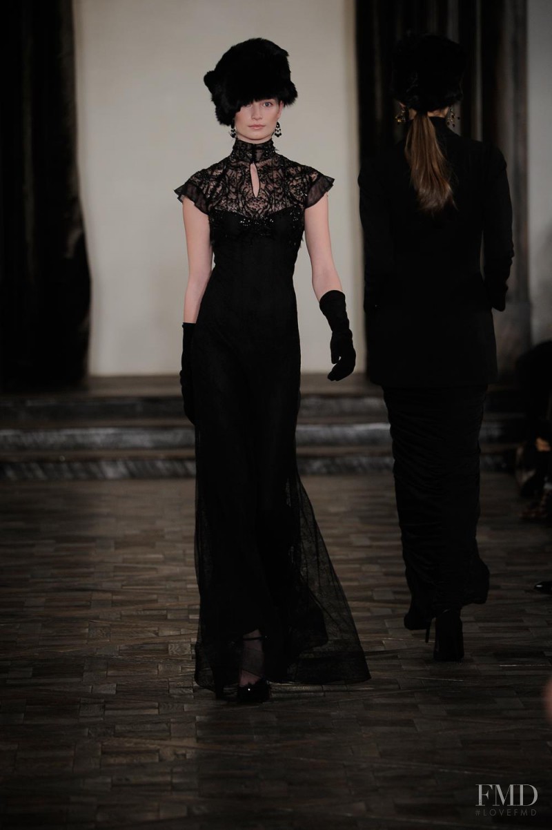 Maud Welzen featured in  the Ralph Lauren Collection fashion show for Autumn/Winter 2013