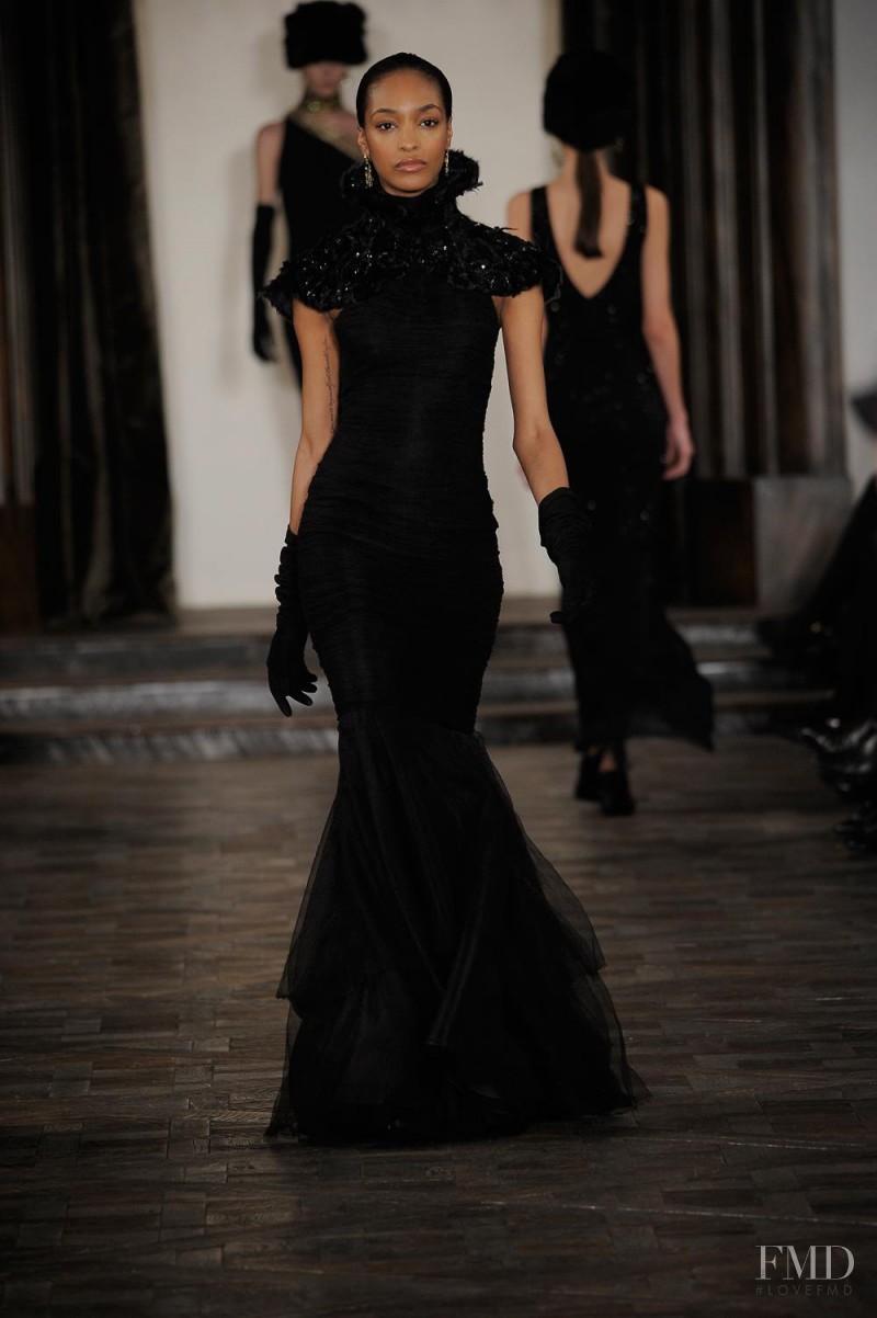 Jourdan Dunn featured in  the Ralph Lauren Collection fashion show for Autumn/Winter 2013
