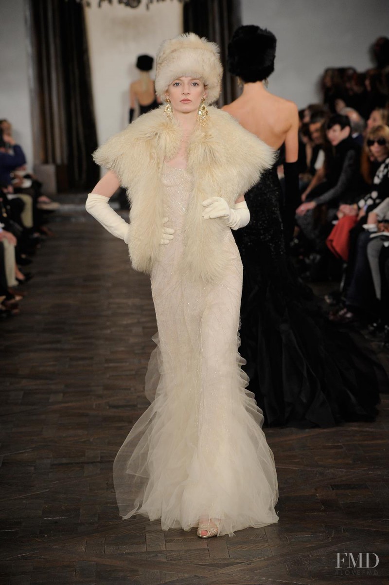 Daria Strokous featured in  the Ralph Lauren Collection fashion show for Autumn/Winter 2013