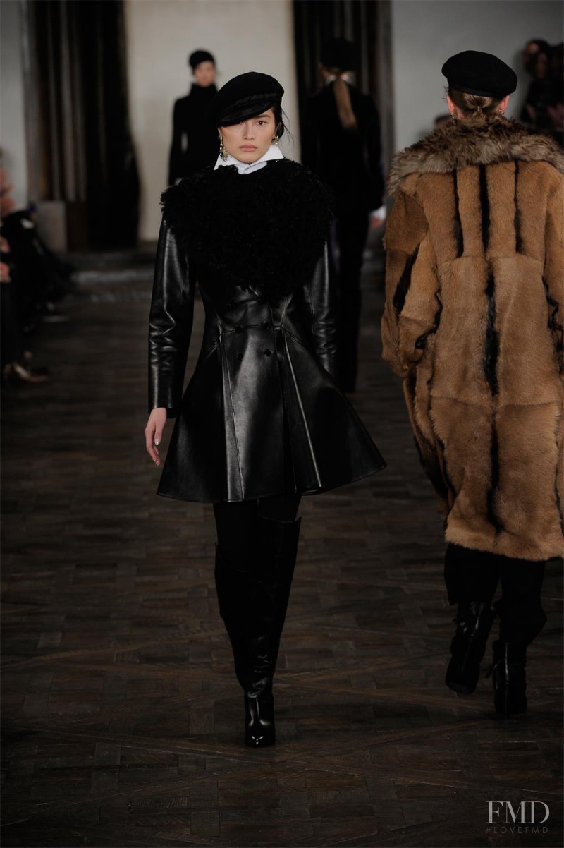 Sui He featured in  the Ralph Lauren Collection fashion show for Autumn/Winter 2013