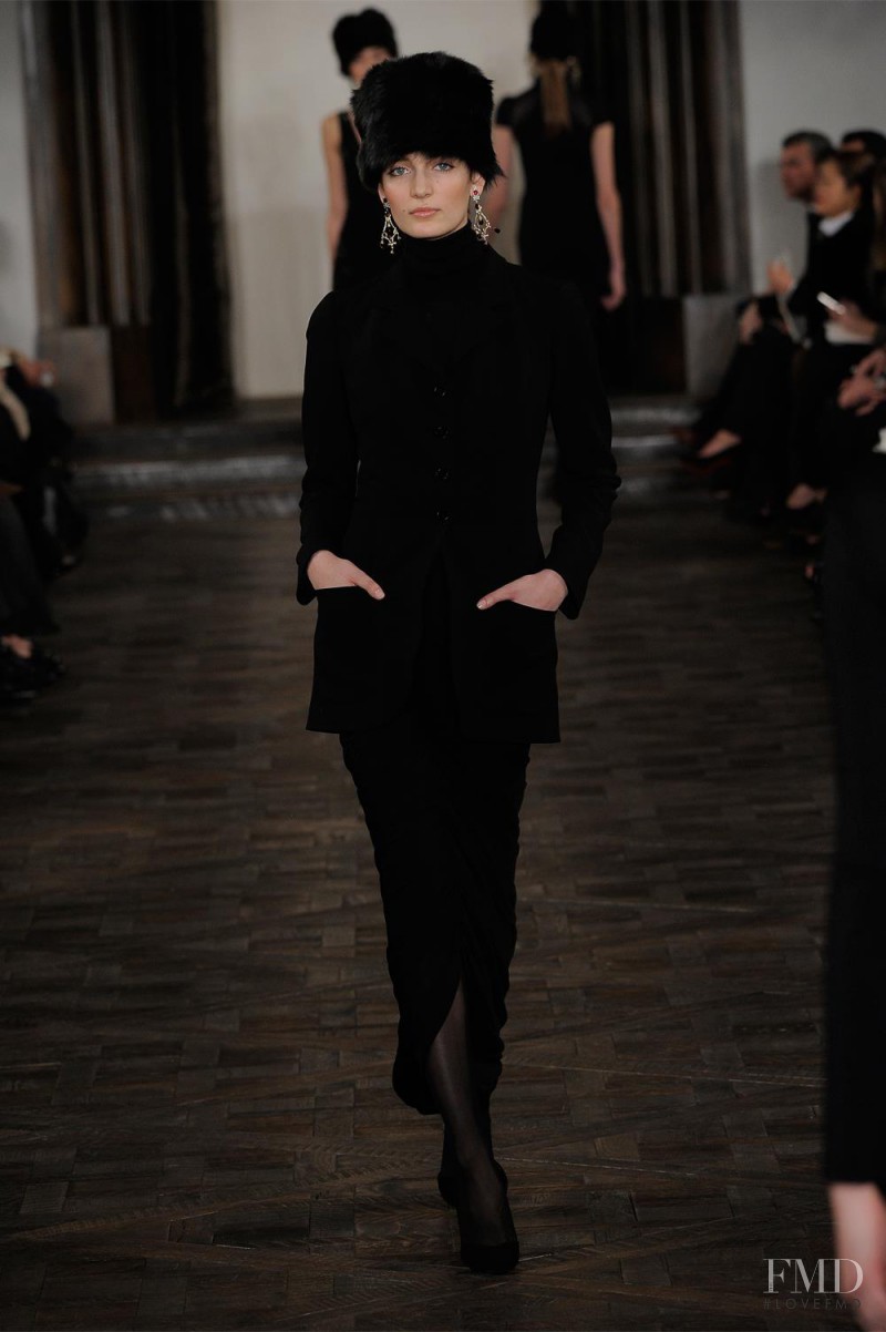 Zuzanna Bijoch featured in  the Ralph Lauren Collection fashion show for Autumn/Winter 2013
