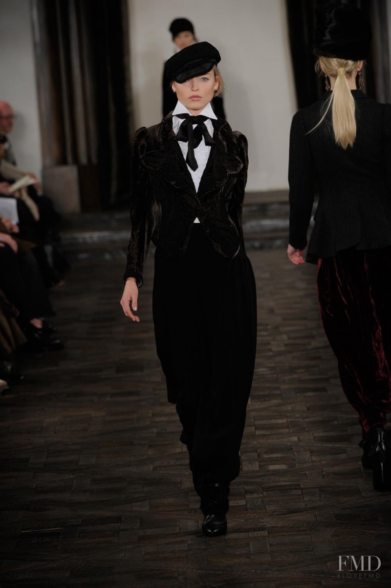 Martha Hunt featured in  the Ralph Lauren Collection fashion show for Autumn/Winter 2013