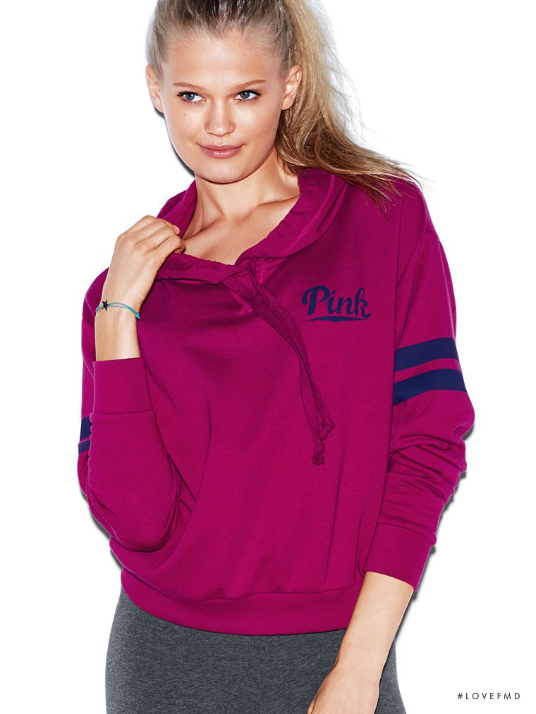 Vita Sidorkina featured in  the Victoria\'s Secret PINK catalogue for Spring/Summer 2014