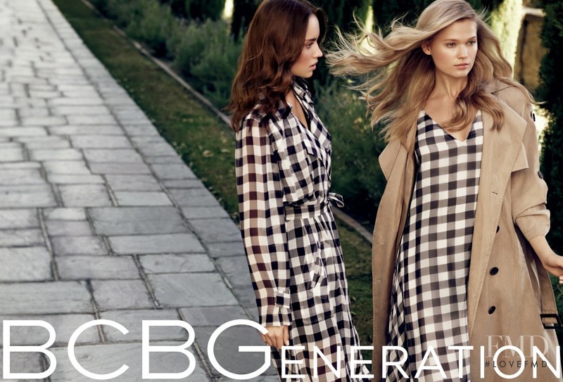 Vita Sidorkina featured in  the BCBGeneration advertisement for Summer 2015