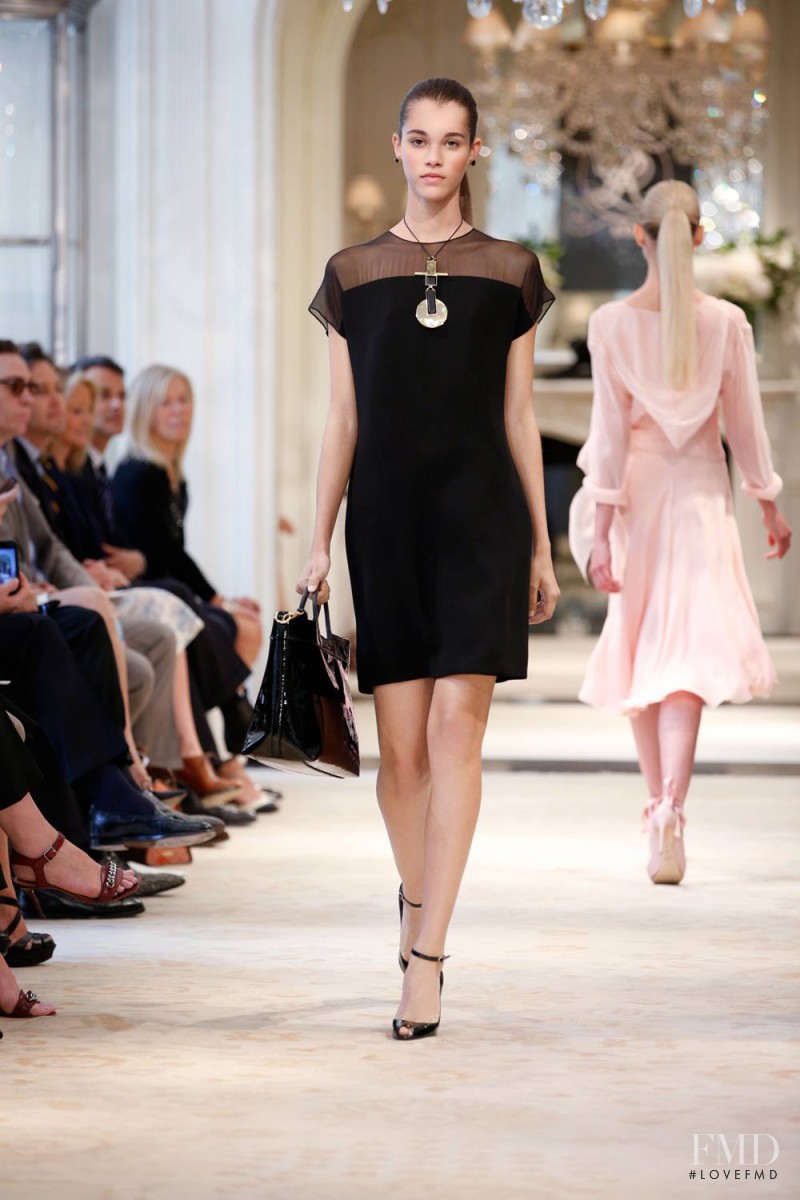 Pauline Hoarau featured in  the Ralph Lauren Collection fashion show for Resort 2014
