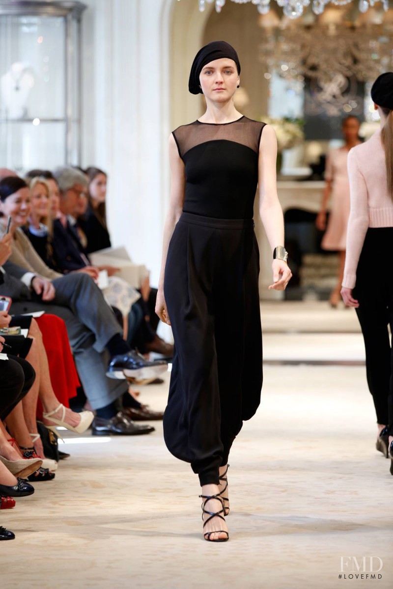 Angelika Kocheva featured in  the Ralph Lauren Collection fashion show for Resort 2014