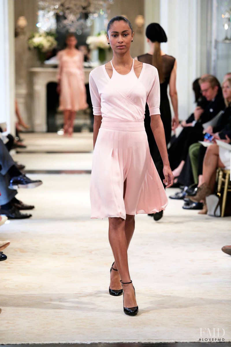 Catherine Decome featured in  the Ralph Lauren Collection fashion show for Resort 2014