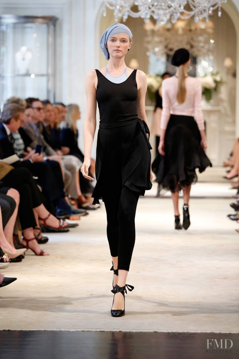 Vlada Roslyakova featured in  the Ralph Lauren Collection fashion show for Resort 2014