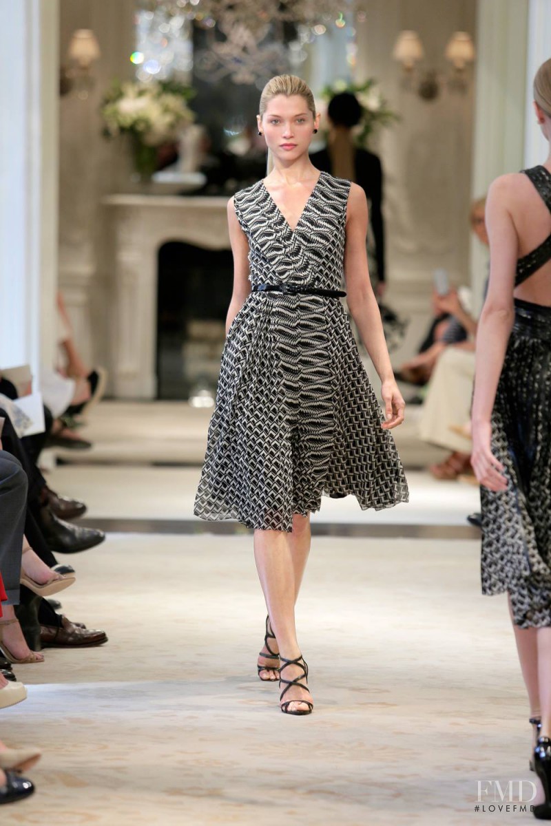 Hana Jirickova featured in  the Ralph Lauren Collection fashion show for Resort 2014