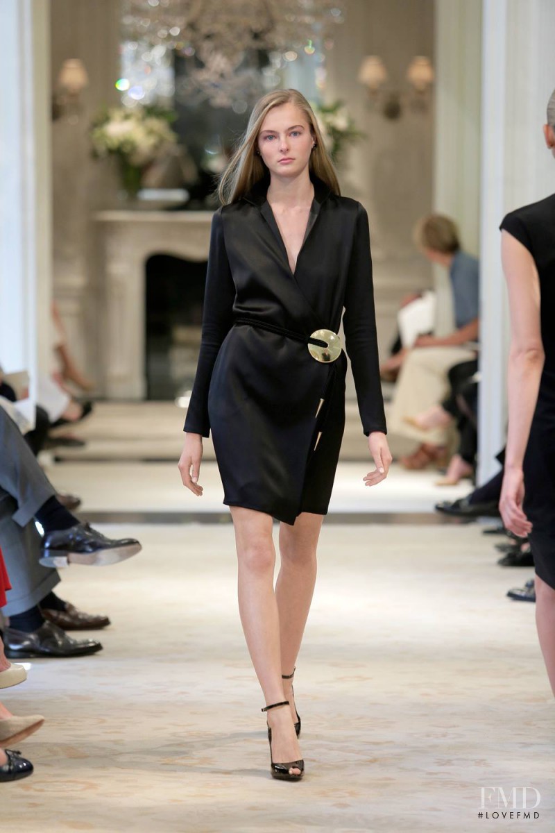 Nikayla Novak featured in  the Ralph Lauren Collection fashion show for Resort 2014