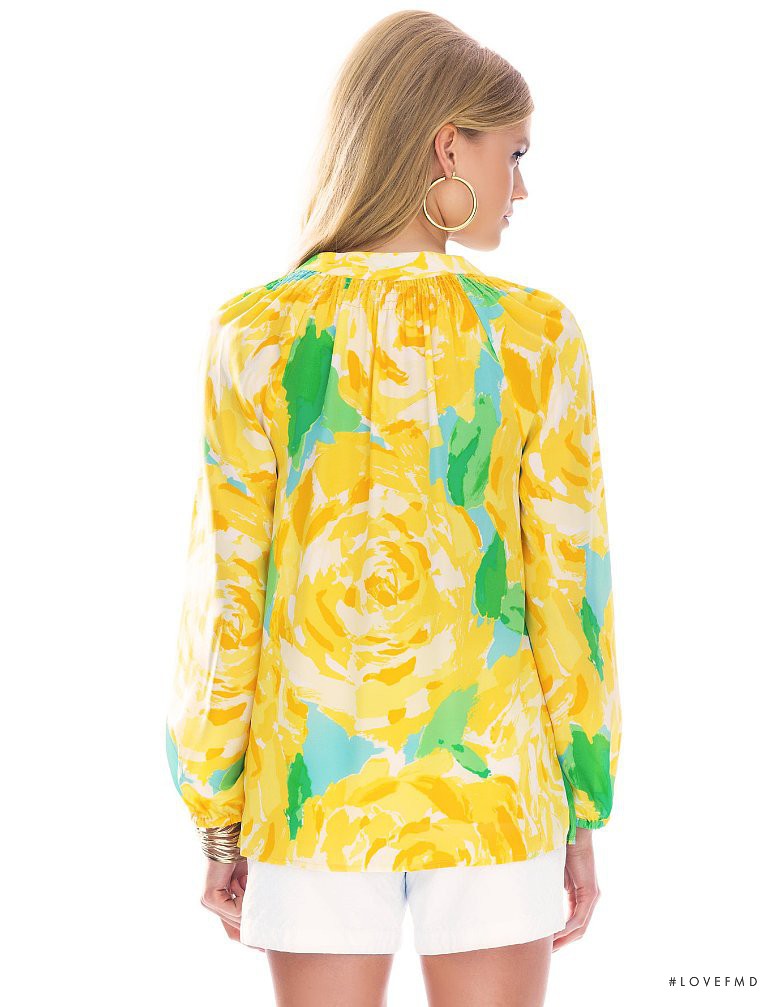 Vita Sidorkina featured in  the Lilly Pulitzer catalogue for Spring/Summer 2015