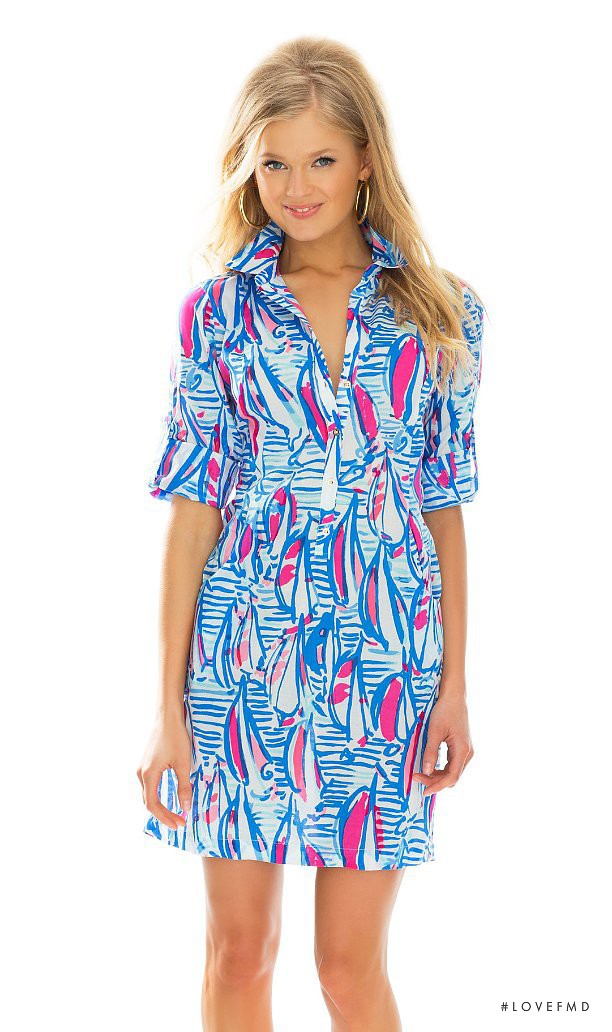 Vita Sidorkina featured in  the Lilly Pulitzer catalogue for Spring/Summer 2015