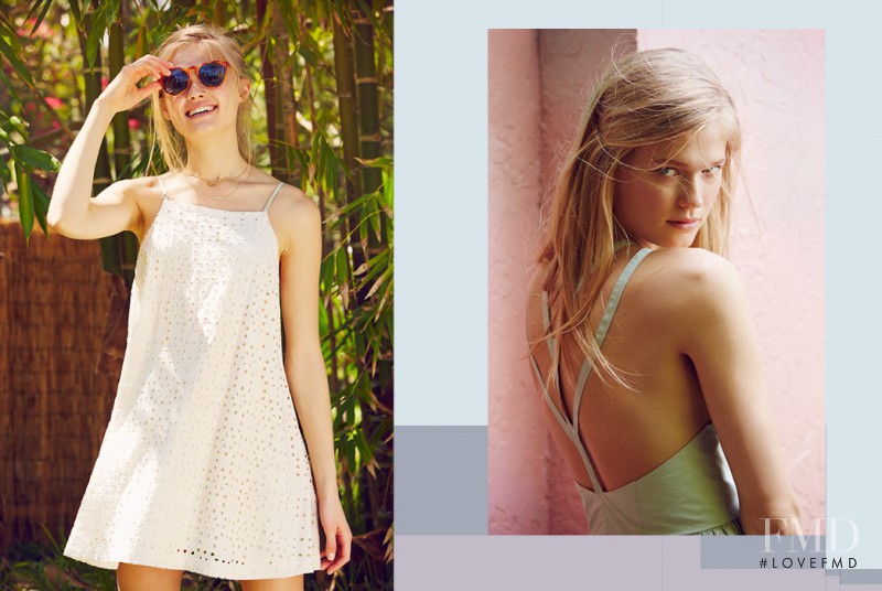 Vita Sidorkina featured in  the Urban Outfitters catalogue for Spring/Summer 2015