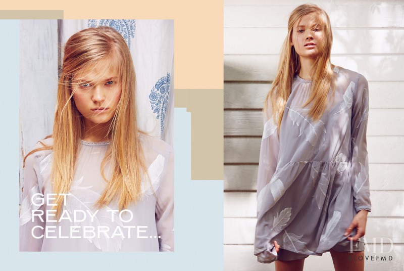 Vita Sidorkina featured in  the Urban Outfitters catalogue for Spring/Summer 2015