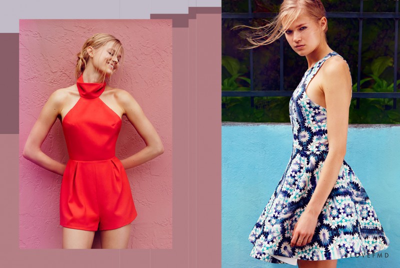 Vita Sidorkina featured in  the Urban Outfitters catalogue for Spring/Summer 2015