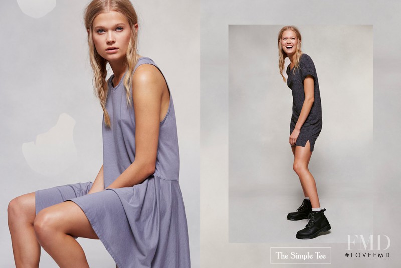 Vita Sidorkina featured in  the Urban Outfitters catalogue for Spring 2015