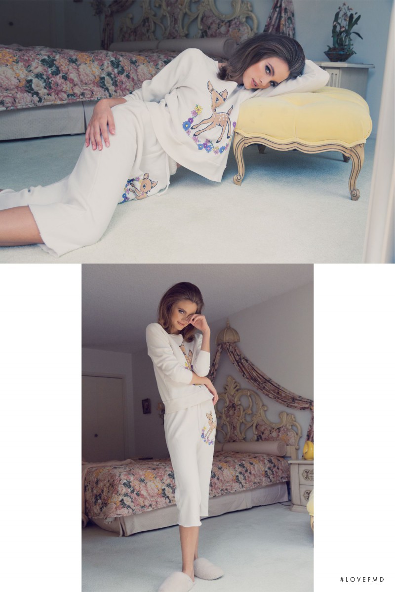 Kristina Peric featured in  the Wildfox Girls of Beverly Hills catalogue for Resort 2015