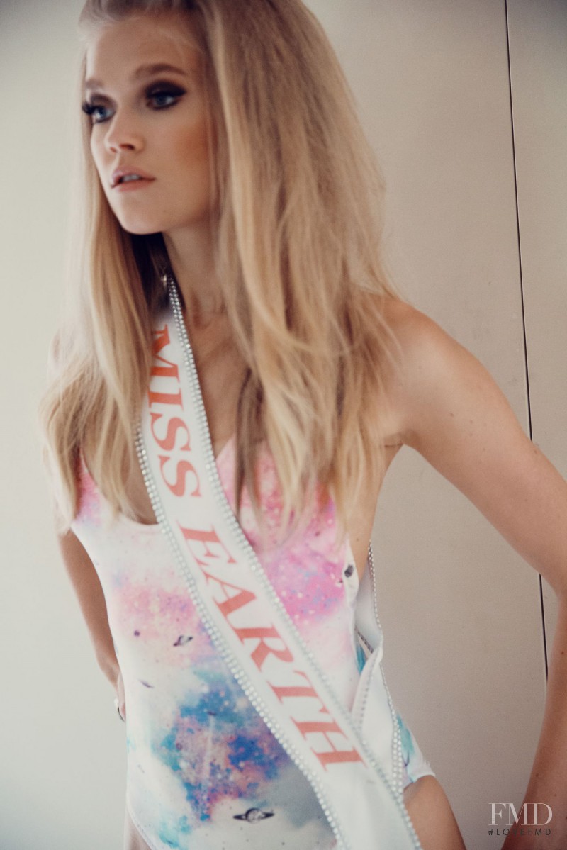 Vita Sidorkina featured in  the Wildfox Girls of Beverly Hills catalogue for Resort 2015