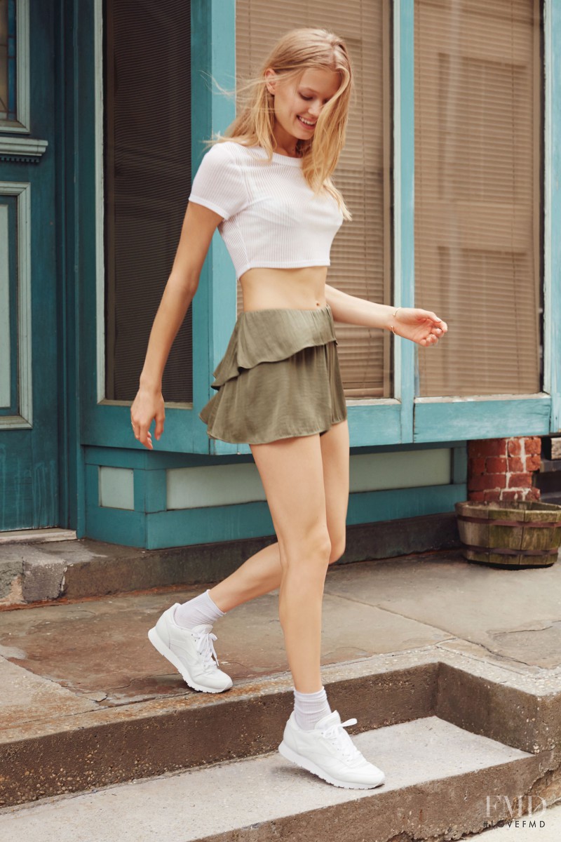 Vita Sidorkina featured in  the Urban Outfitters Sleep In Step Out lookbook for Fall 2015