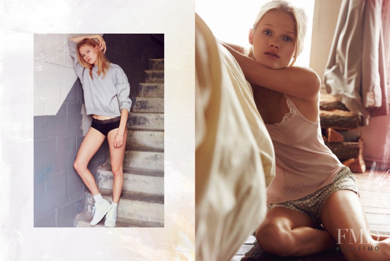 Vita Sidorkina featured in  the Urban Outfitters Sleep In Step Out lookbook for Fall 2015