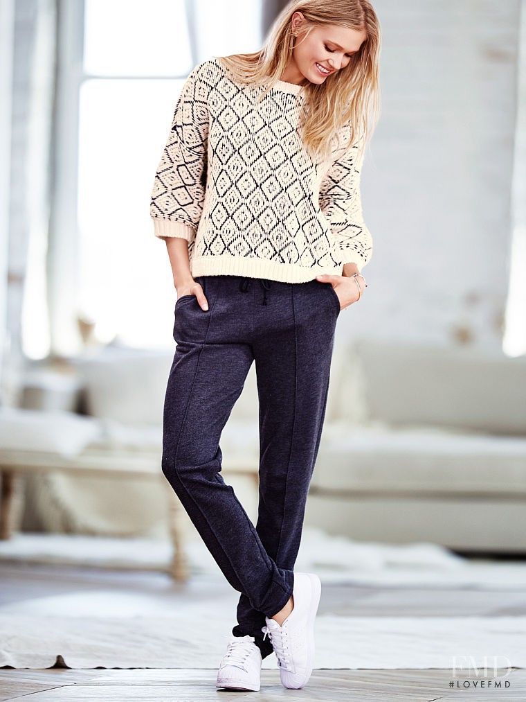 Vita Sidorkina featured in  the Victoria\'s Secret Homewear & Sleepwear catalogue for Autumn/Winter 2015