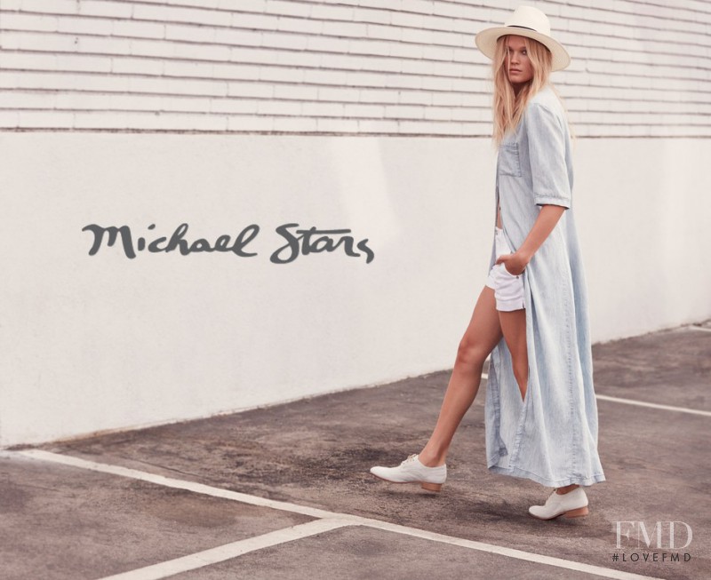 Vita Sidorkina featured in  the Michael Stars advertisement for Spring/Summer 2016