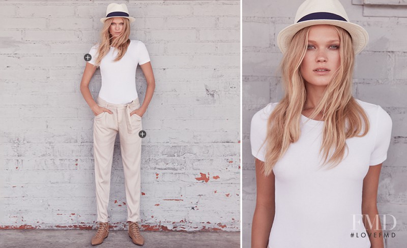 Vita Sidorkina featured in  the Michael Stars advertisement for Spring/Summer 2016