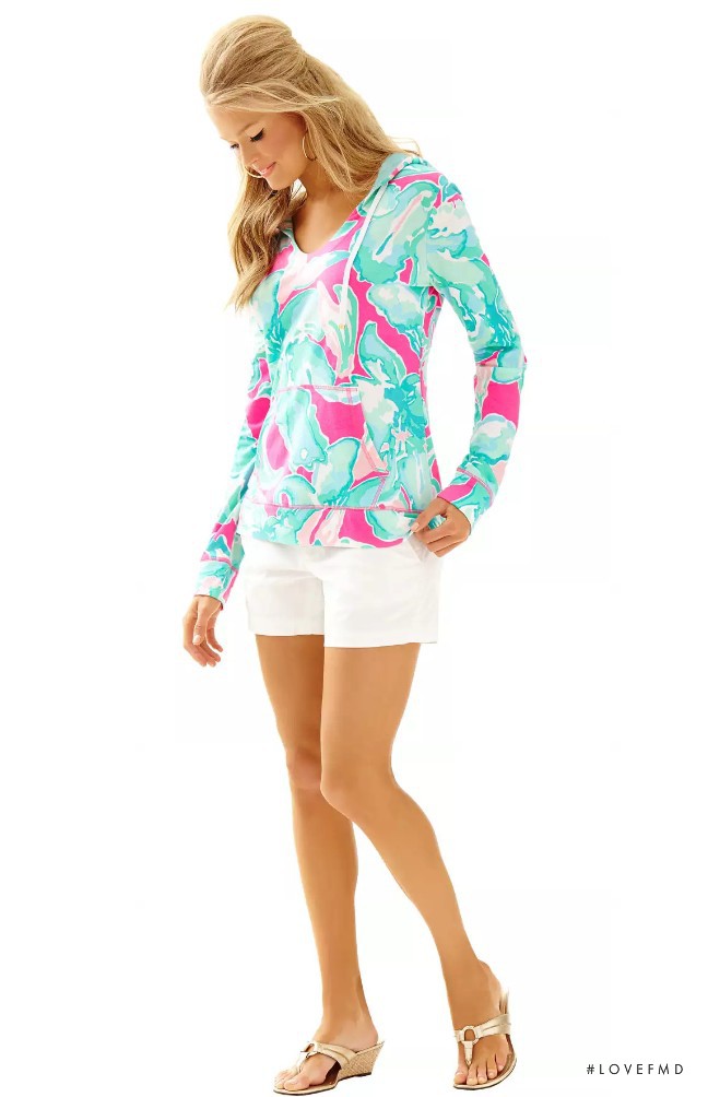 Vita Sidorkina featured in  the Lilly Pulitzer catalogue for Spring/Summer 2016