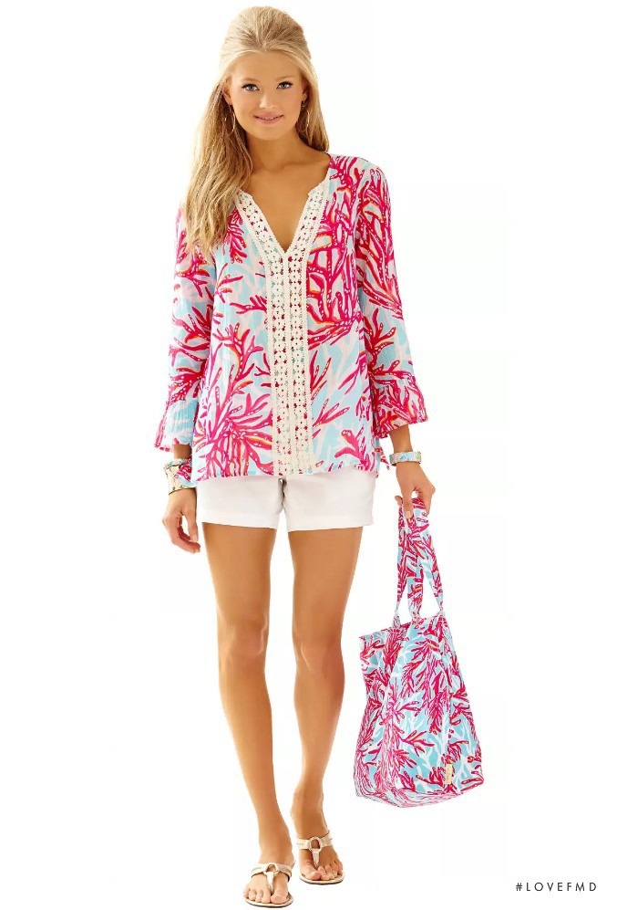 Vita Sidorkina featured in  the Lilly Pulitzer catalogue for Spring/Summer 2016