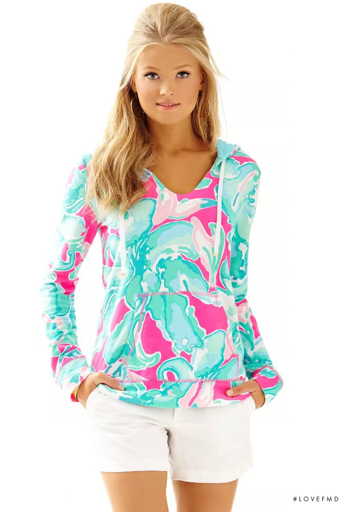 Vita Sidorkina featured in  the Lilly Pulitzer catalogue for Spring/Summer 2016