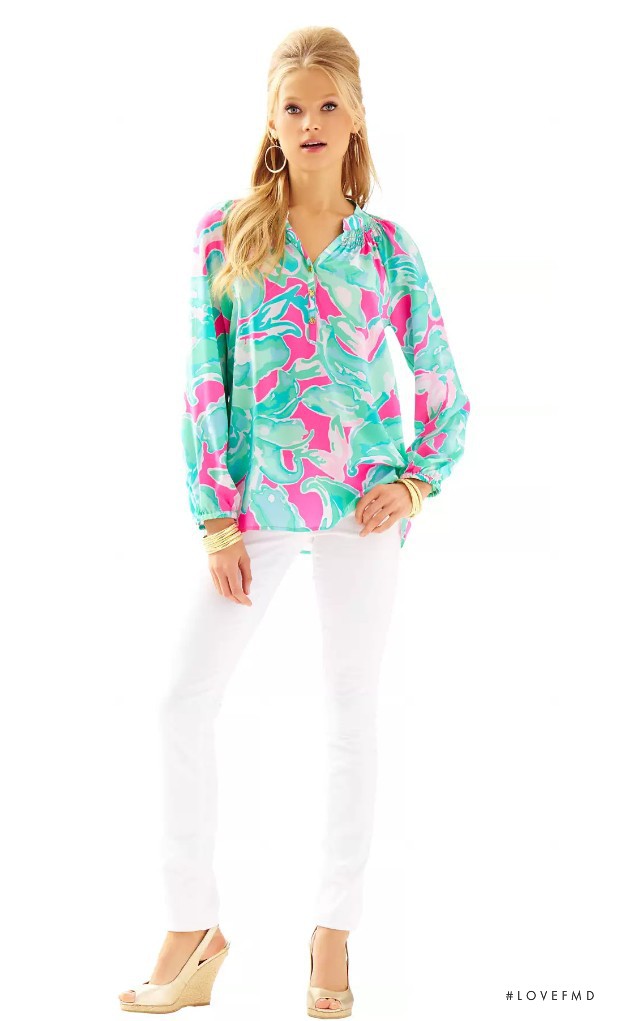 Vita Sidorkina featured in  the Lilly Pulitzer catalogue for Spring/Summer 2016