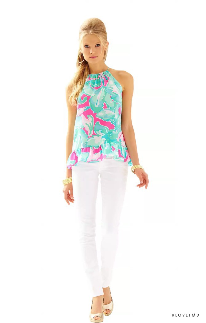 Vita Sidorkina featured in  the Lilly Pulitzer catalogue for Spring/Summer 2016