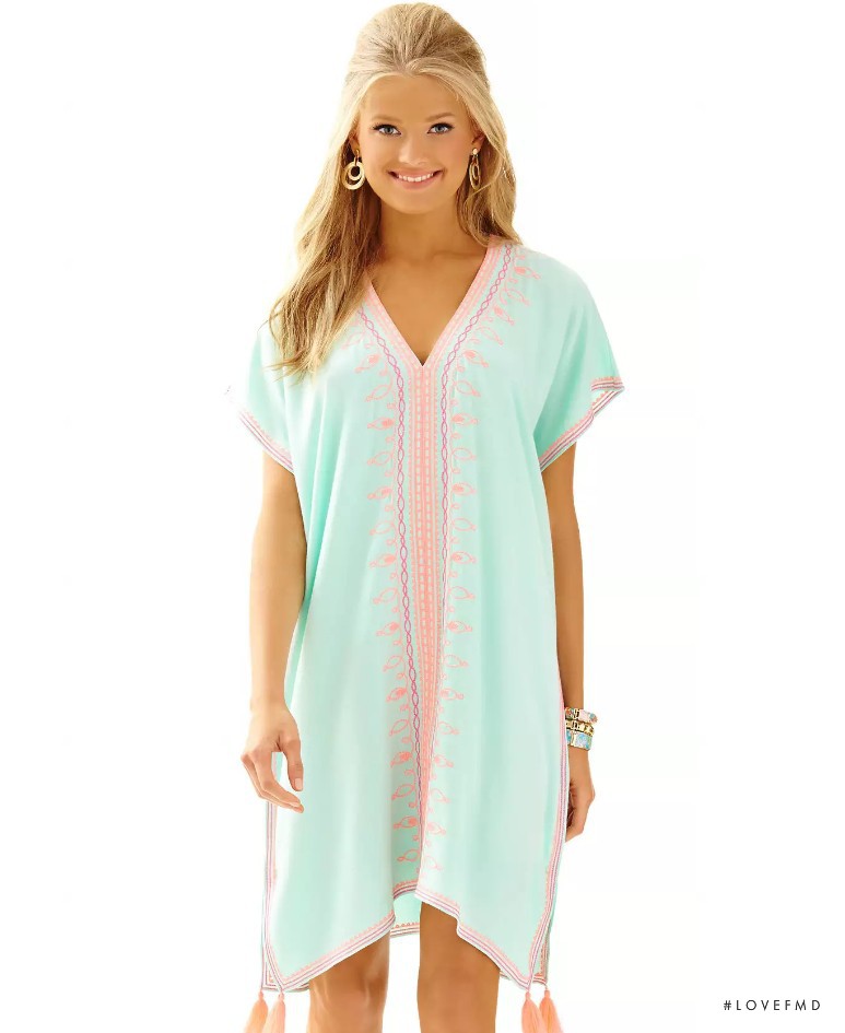 Vita Sidorkina featured in  the Lilly Pulitzer catalogue for Spring/Summer 2016