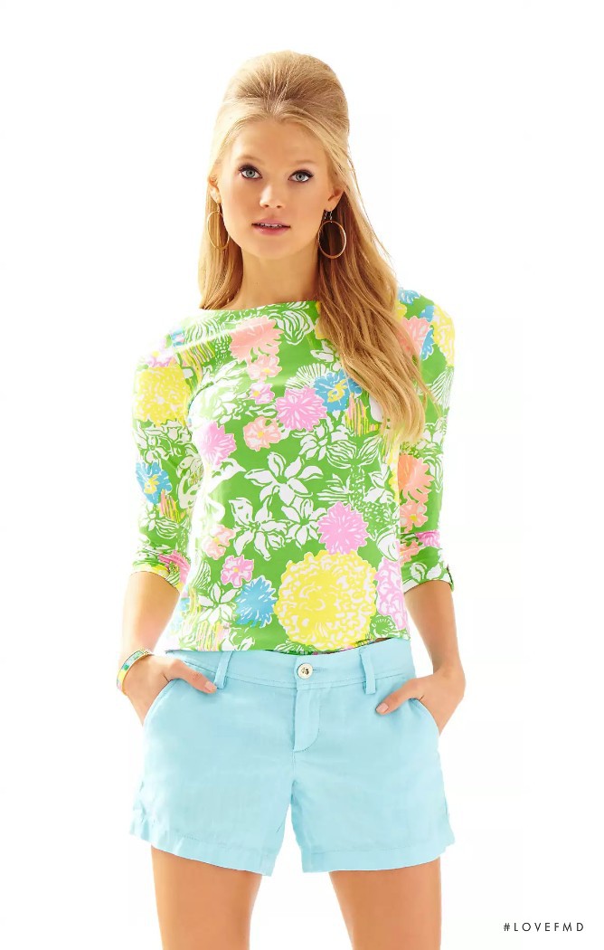 Vita Sidorkina featured in  the Lilly Pulitzer catalogue for Spring/Summer 2016