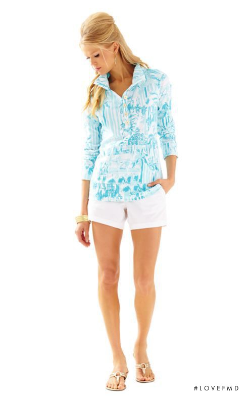 Vita Sidorkina featured in  the Lilly Pulitzer catalogue for Spring/Summer 2016