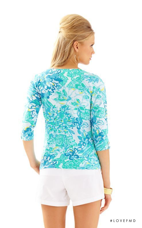 Vita Sidorkina featured in  the Lilly Pulitzer catalogue for Spring/Summer 2016