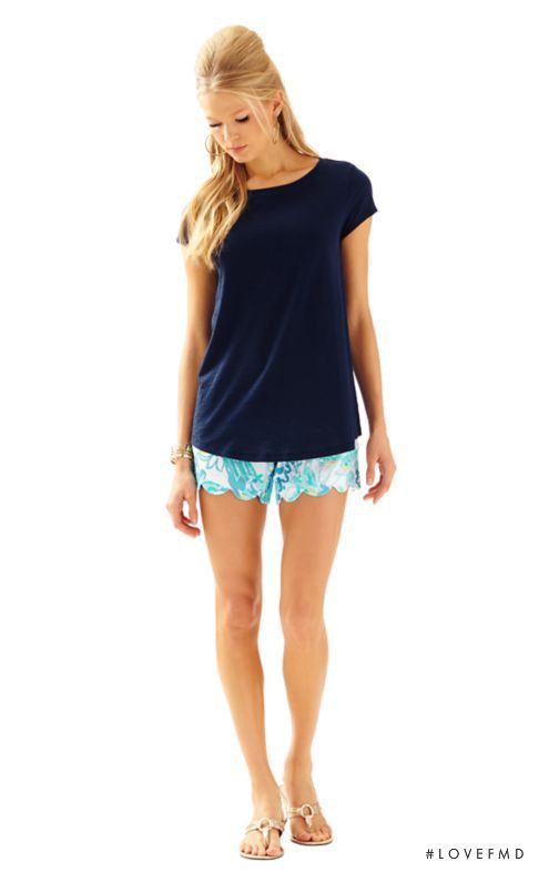 Vita Sidorkina featured in  the Lilly Pulitzer catalogue for Spring/Summer 2016