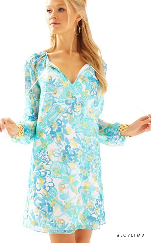 Vita Sidorkina featured in  the Lilly Pulitzer catalogue for Spring/Summer 2016