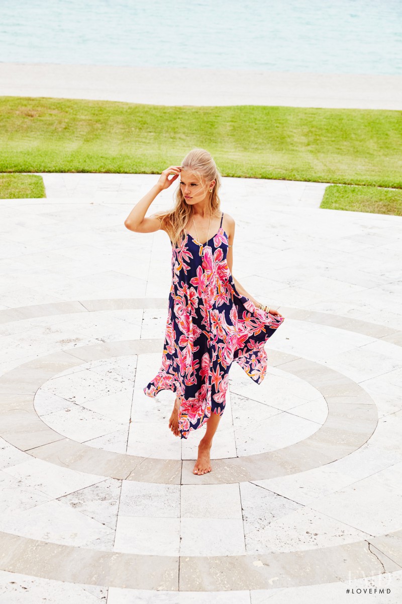 Vita Sidorkina featured in  the Lilly Pulitzer catalogue for Spring/Summer 2016