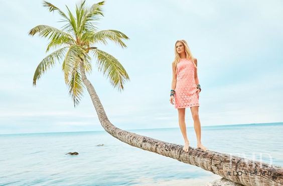 Vita Sidorkina featured in  the Lilly Pulitzer catalogue for Spring/Summer 2016