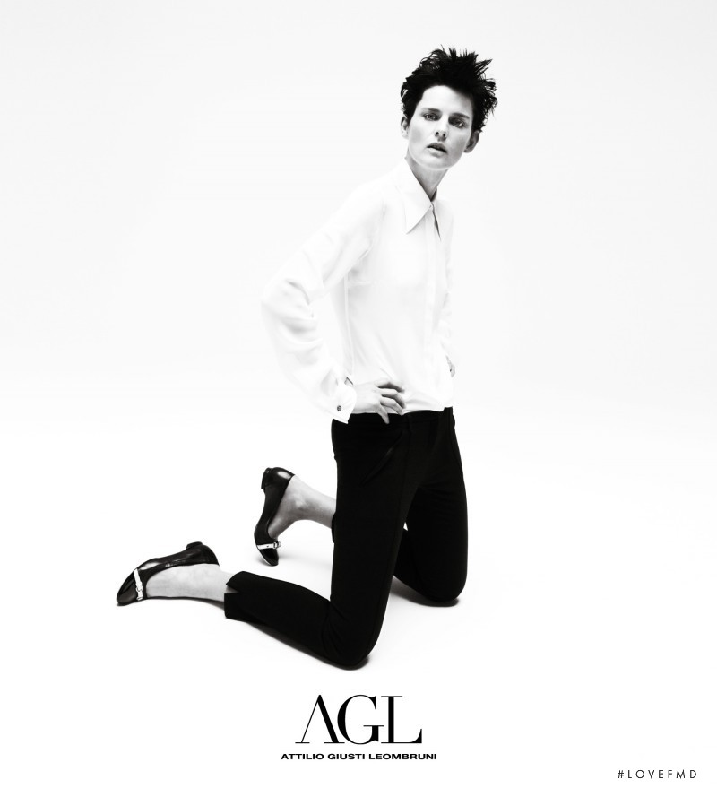 Stella Tennant featured in  the AGL - Attilio Giusti Leombruni advertisement for Spring/Summer 2012