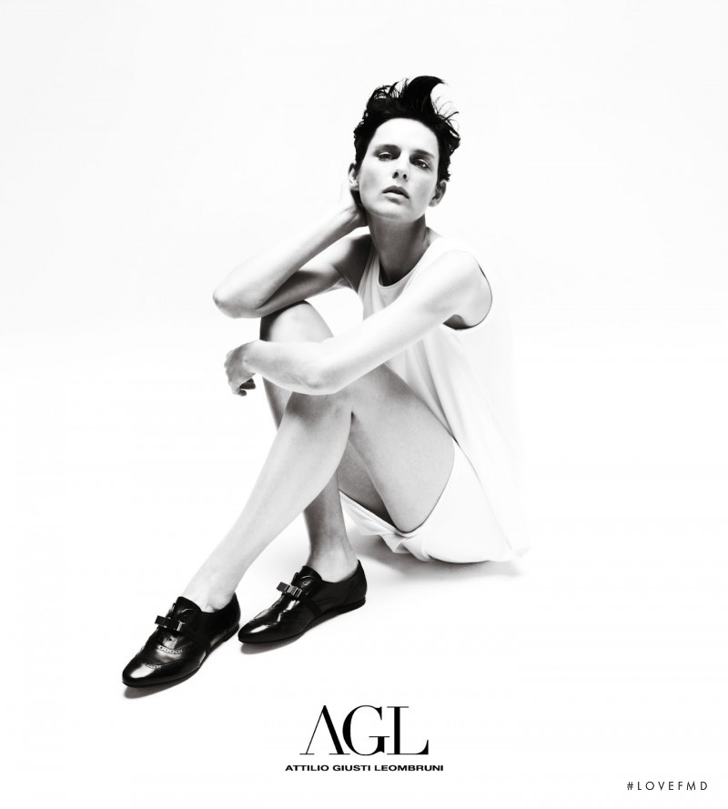Stella Tennant featured in  the AGL - Attilio Giusti Leombruni advertisement for Spring/Summer 2012
