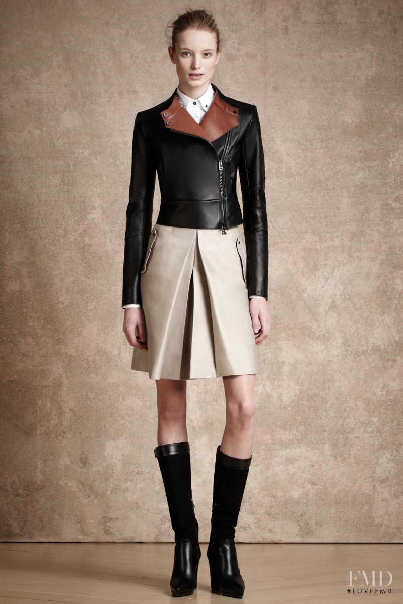 Maud Welzen featured in  the Belstaff fashion show for Pre-Fall 2013