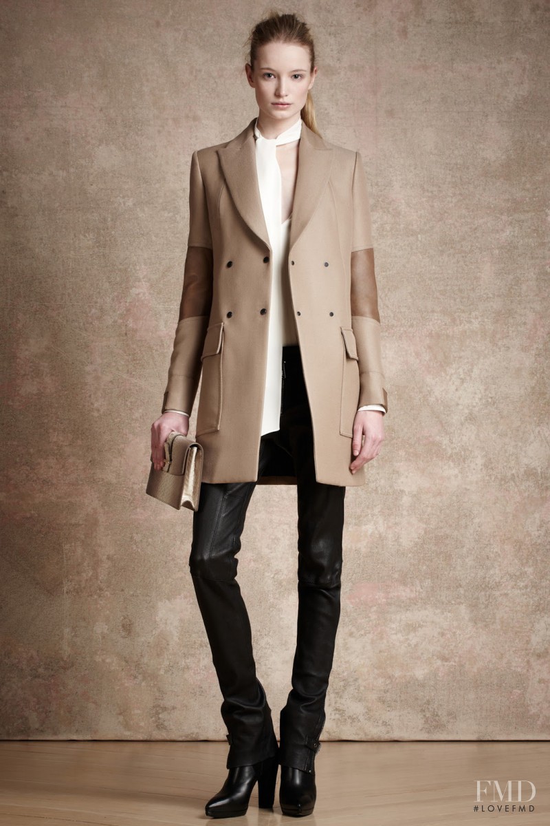 Maud Welzen featured in  the Belstaff fashion show for Pre-Fall 2013