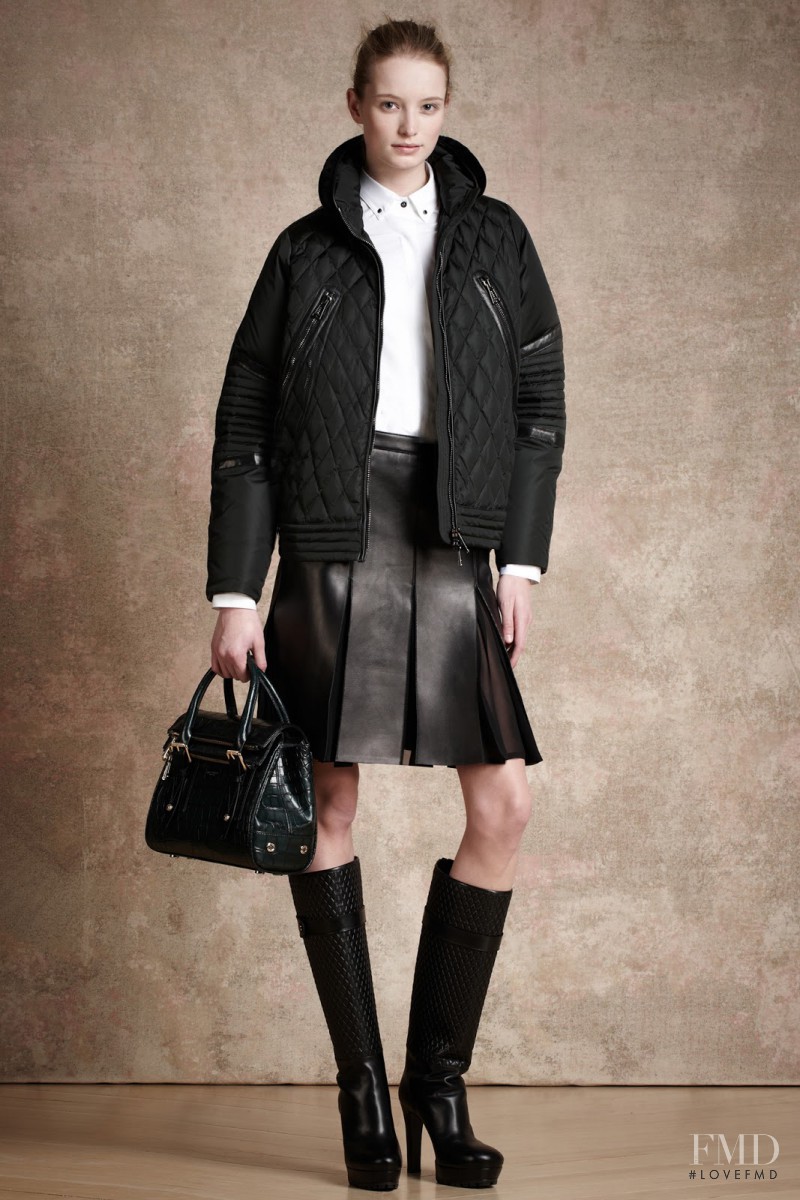 Maud Welzen featured in  the Belstaff fashion show for Pre-Fall 2013