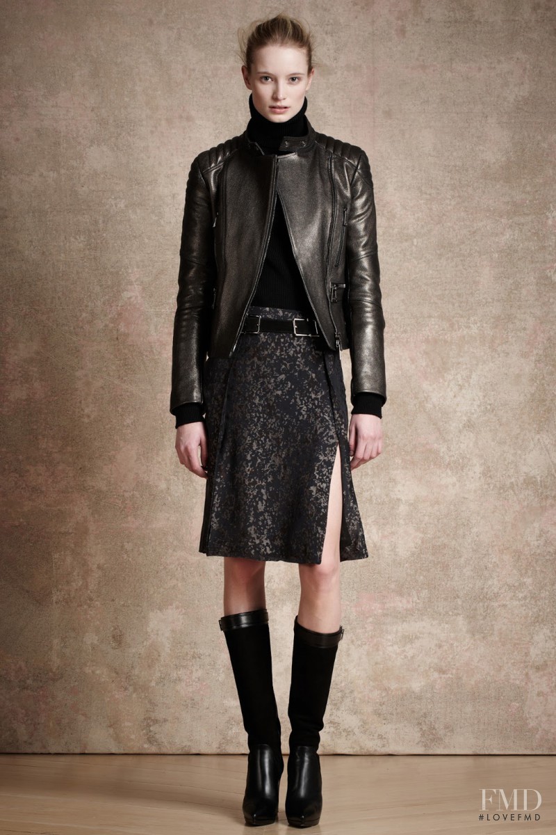 Maud Welzen featured in  the Belstaff fashion show for Pre-Fall 2013