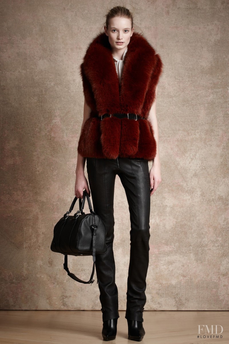 Maud Welzen featured in  the Belstaff fashion show for Pre-Fall 2013