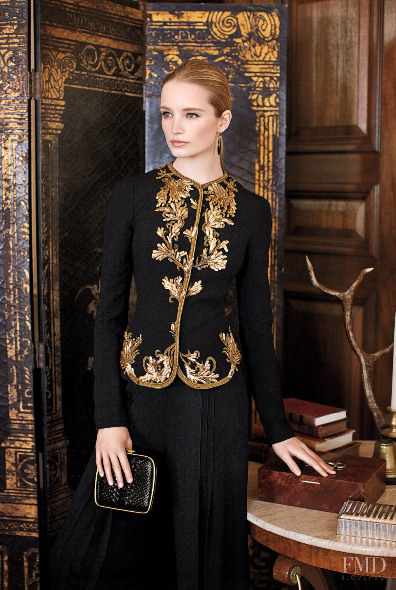Maud Welzen featured in  the Ralph Lauren Collection catalogue for Fall 2012